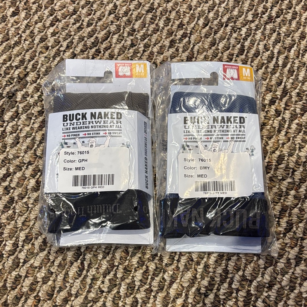 Men's Boxer Briefs - Black and Blue